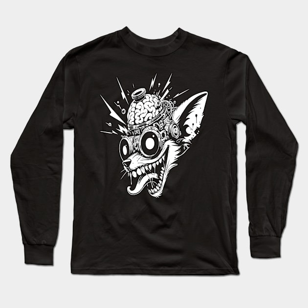 Psycho Rat Long Sleeve T-Shirt by Gnord Noraa